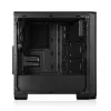 PC korpuss MODECOM Oberon Pro Midi Tower — melns, atbalsta ATX/microATX/ITX, 7 paplašināšanas sloti, līdz 395 mm GPU, 5 HDD/3 SSD nodalījumi