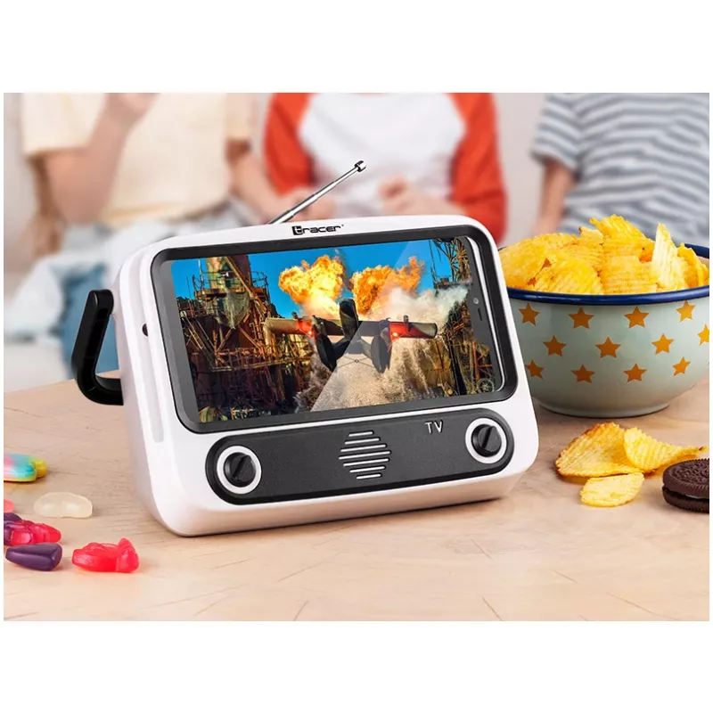 Mobilais statīvs TRACER T-MLX48046 ar Bluetooth skaļruni, regulējams tālruņa/planšetdatora turētājs