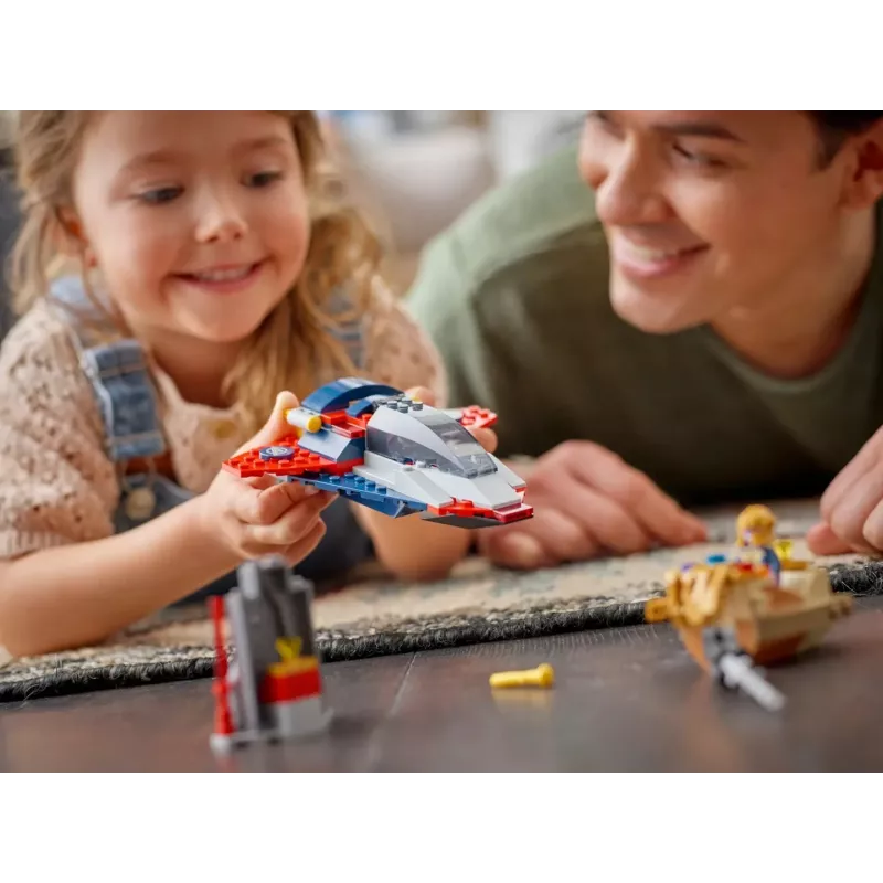 Konstruktoru komplekts LEGO Marvel Super Heroes Captain America Thanos 76319 — 107 detaļas, 2 minifigūras, vecums 4+