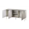 Kumode cama meble ISLA 1505x400x750 mm, kašmira matēts, skaidu plāksne