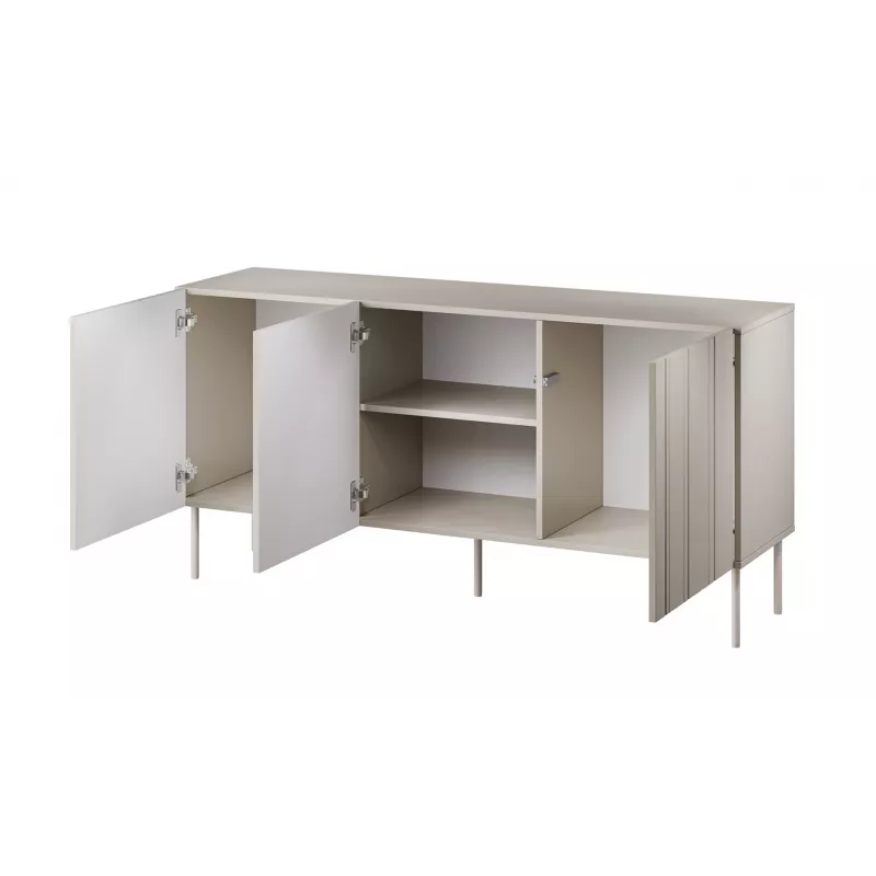 Kumode cama meble ISLA 1505x400x750 mm, kašmira matēts, skaidu plāksne