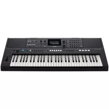 Klaviatūra YAMAHA PSR-E483 — 61 taustiņu portatīvā aranžiera klaviatūra ar taustes jutību un USB-MIDI