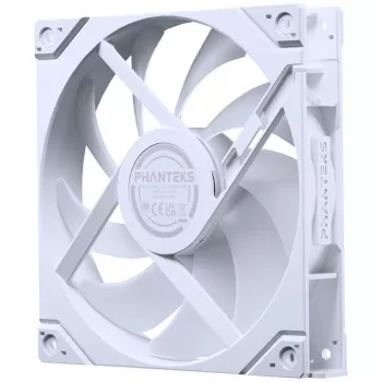 Phanteks M25 Gen2 140mm PWM D-RGB reversās lāpstiņas korpusa ventilators - Balts