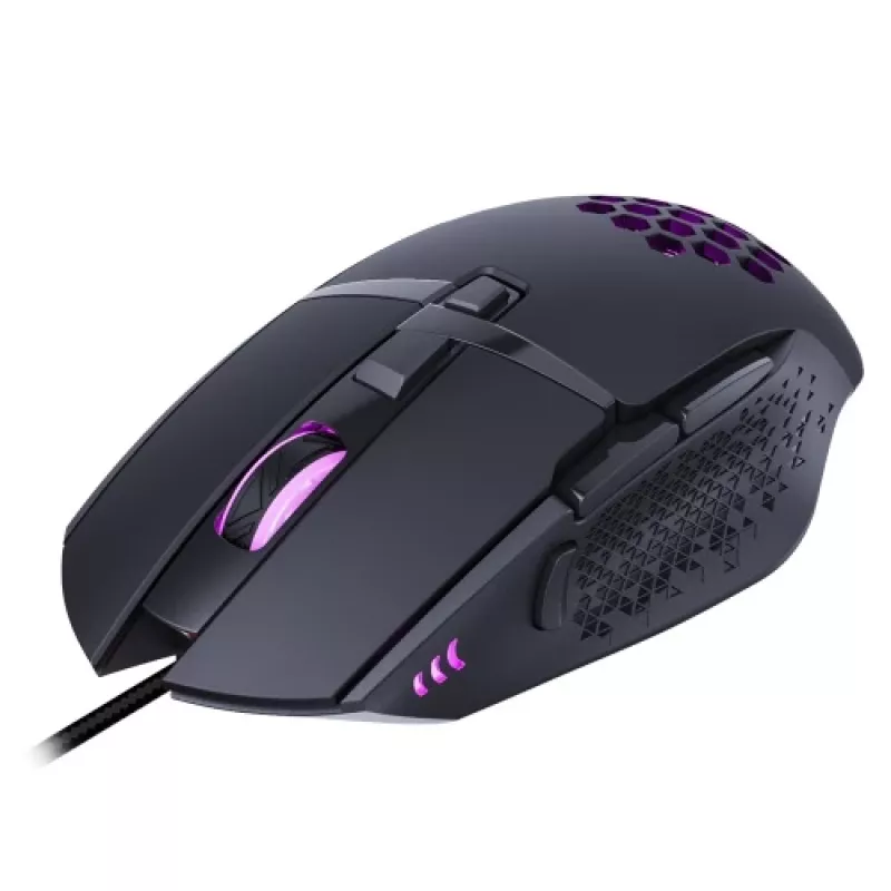 Lumi Legend WM03G-16 vadu pele, USB Type-A, optiskā, 7200 DPI, melna