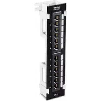 TRENDnet TC-P12C6V - ielāpu panelis - piemērots stiprināšanai pie sienas - CAT 6 - UTP - RJ-45 X 12