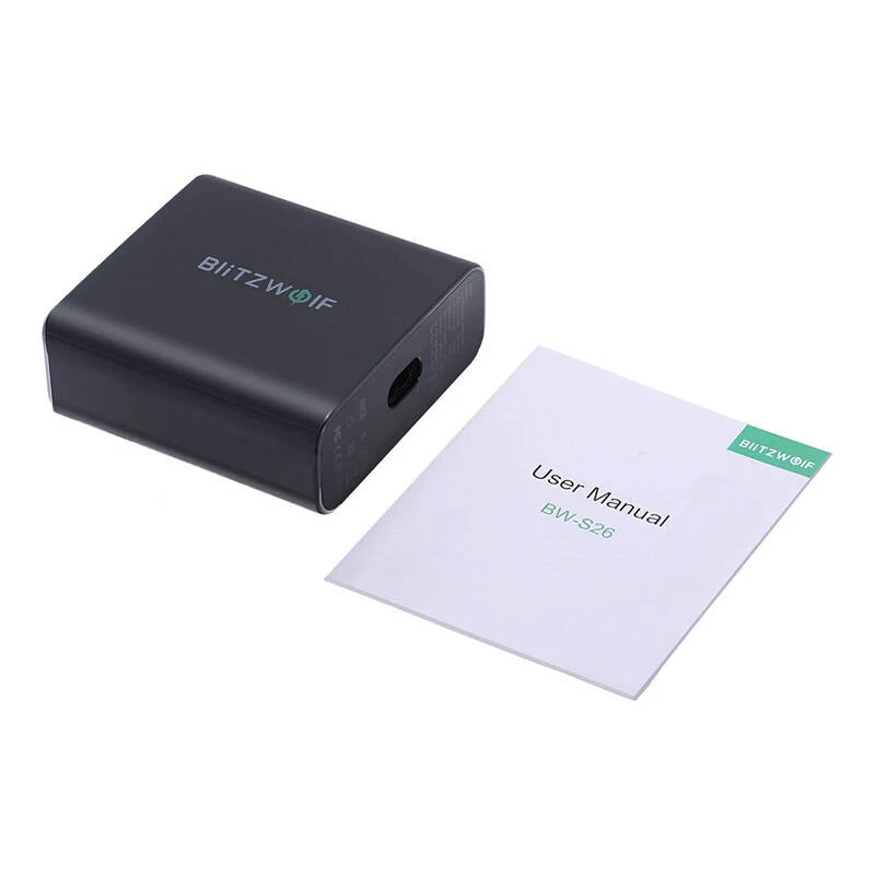 Sienas lādētājs BlitzWolf BW-S26 250W (melns)