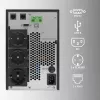Qoltec 52281 nepārtrauktās barošanas avots (UPS) Dubultās pārveidošanas (Online) 2 kVA 2000 W 3 × F tipa kontaktligzdas