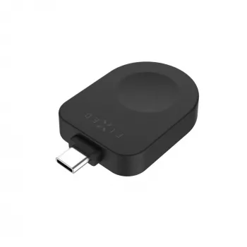 FIXED FIXDW-AWAP-BK USB-C uzlādes adapteris Apple Watch Powerstation Uni, kompakts rezerves