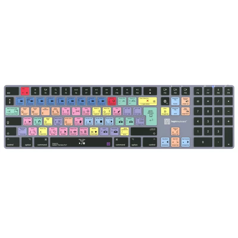 Logickeyboard LKB-PPROCC-TM-UK tastatūra birojam Bluetooth QWERTY angļu pilnizmēra