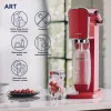 Soda Maker SodaStream Art Mandarin Red 1L Carbonating Bottle