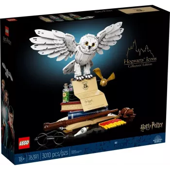 LEGO Hogwarts Icons Collectors Edition 76391 — 3010 detaļas, 3 minifigūriņas, 18+