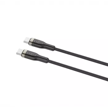 USB-C uz USB-C kabelis FIXED FIXDB-CC2-BK — 2 m, 100 W, fiksēts, nenoņemams
