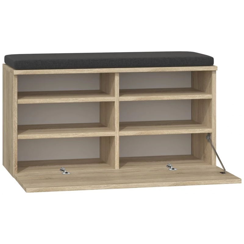Slēgts apavu organizators Top e Shop RIVA SZAFKA SONOMA — Ozola apdare, 850×460 mm, 16 mm skaidu plātne