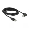 USB kabelis DeLOCK 3m USB 2.0-A - USB 2.0-B