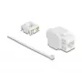 Keystone modulis DELOCK 90722 plakans RJ-45 balts, 16×36×20.8 mm