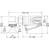 mini disku slīpmašīna 9033M-11 (Zila/melna, leņķveida)