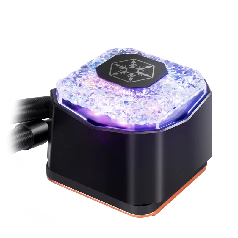 SilverStone PF360 - procesora šķidrās dzesēšanas sistēma - (saderīga ar: LGA775, LGA1156, AM2, LGA1366, AM3, LGA1155, LGA2011, FM1, FM2, LGA1150, LGA1151, AM4, LGA2066, LGA1200) - Vara - 120