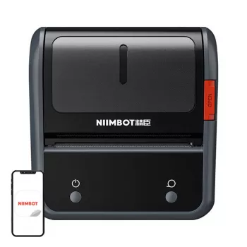 Termoprinteris NIIMBOT B3S_P 300 dpi Bluetooth pārnēsājams, pelēks