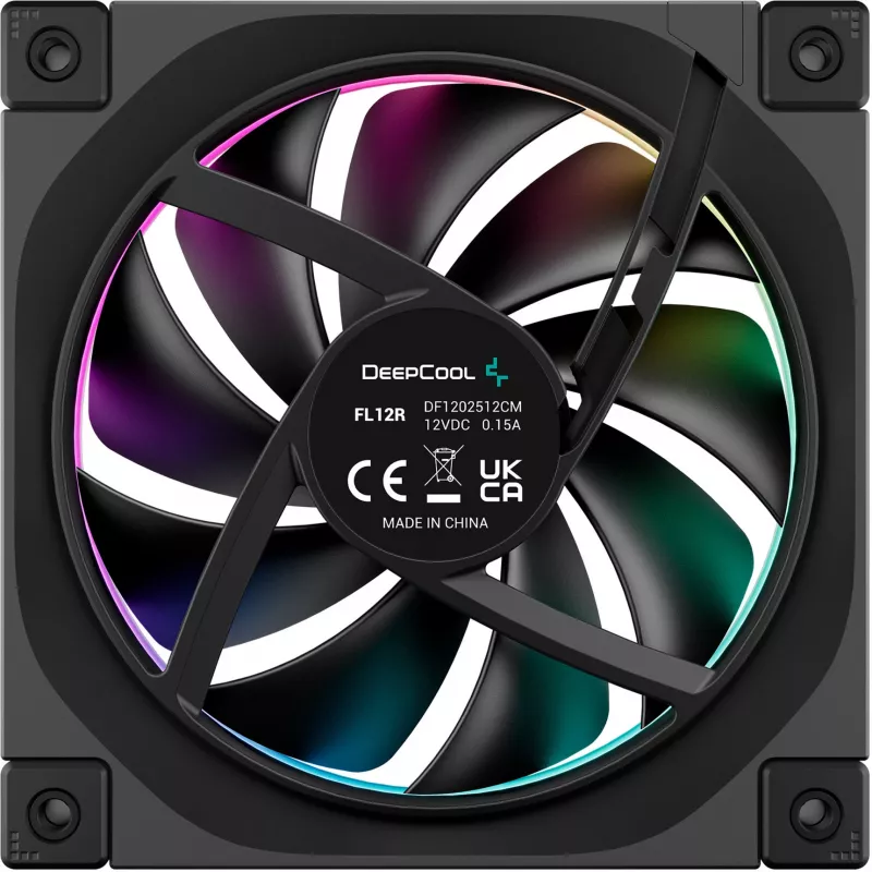 DeepCool FL12R 120mm ARGB Reverse Blade Case Fan 3 komplekts