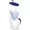 Ūdens filtra krūze BRITA Marella XL, krūzes filtrs ar MAXTRA kasetnēm, 3,5 l tvertne, 2 l filtrēta ūdens ietilpība, zila