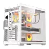 Datorkorpuss Darkflash C280 (balts) ar 7 dzesēšanas ventilatoriem