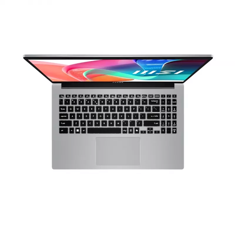 MSI Modern 15 F13MG-088PL Intel® Core™ i7 i7-1355U klēpjdators 39,6 cm (15,6 inch) Full HD 16 GB DDR4-SDRAM 512 GB SSD Wi-Fi 6E (802.11ax) Windows 11 Pro sudraba krāsā