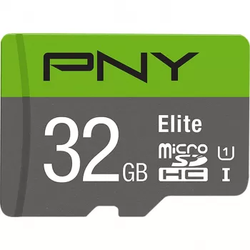 MicroSDHC karte PNY Elite 32GB Class 10 UHS-I P-SDU32GU185GW-GE