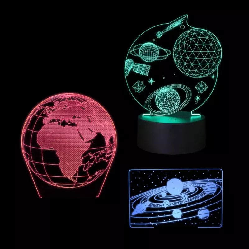 Manta SNL118RGB RGB 3D dekoratīvā LED lampa
