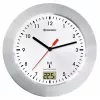 Quartz clock Bresser Optics MYTIME BATH RC Circle Silver balta