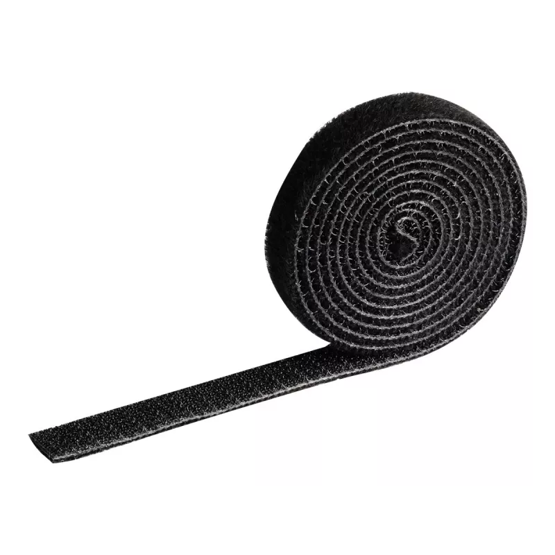 Kabeļu saite Durable Cavoline Grip 10 Hook & loop melna