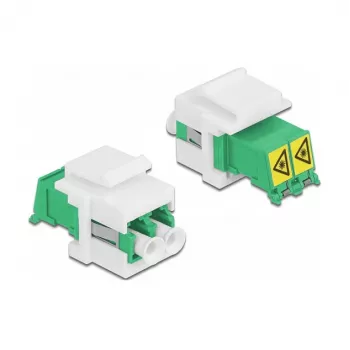 Keystone modulis LC Duplex mātīte uz LC Duplex mātīte DeLOCK 86833
