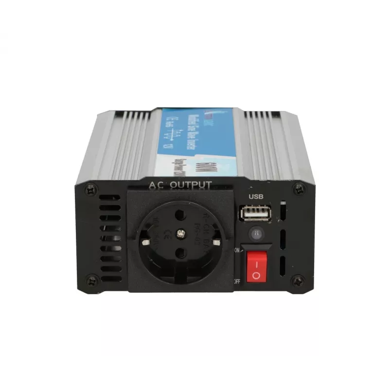 Extralink OPIM-600W sprieguma pārveidotājs, auto 12V, 600W modificēts sinusoidāls vilnis