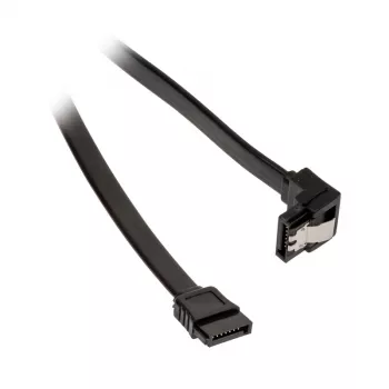 SATA kabelis Akasa Proslim 90° 50 cm — leņķveida SATA datu kabelis, 50 cm