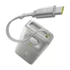 Powerbank Baseus OS Free2Pull 10000mAh 30W + kabelis (pelēks)