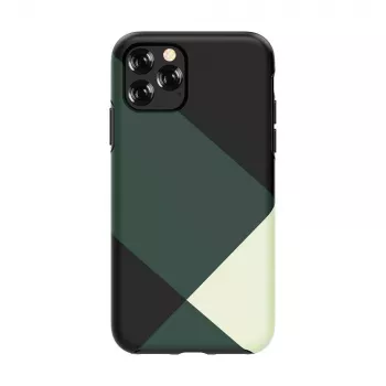 Aizsargājošs telefona maciņš Devia iPhone 11 Pro Max — zaļā vienkāršā stilā