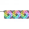 Thermaltake SWAFAN EX12 ARGB 120mm Reverse Blade 3 komplekts - Melns