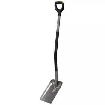 Fiskars Ergonomic FS.S. 1025376 lāpsta, pelēka — ergonomiska dārza lāpsta, Fiskars 1070058