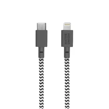 Lightning kabelis native union NCABLE-KV-CL-ZEB 3 m Lightning uz USB-A Melns Balts 140 g