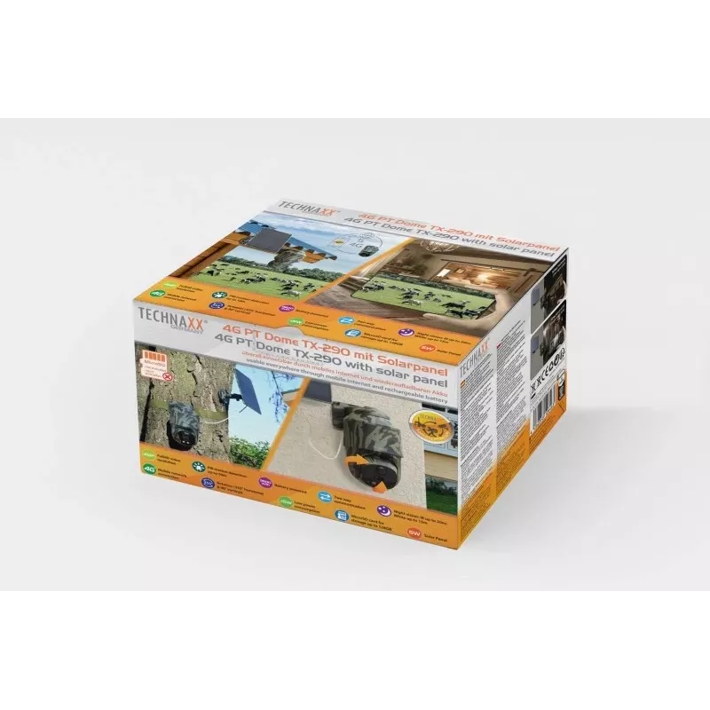 Technaxx 4G PT Dome TX-290 ar saules paneli