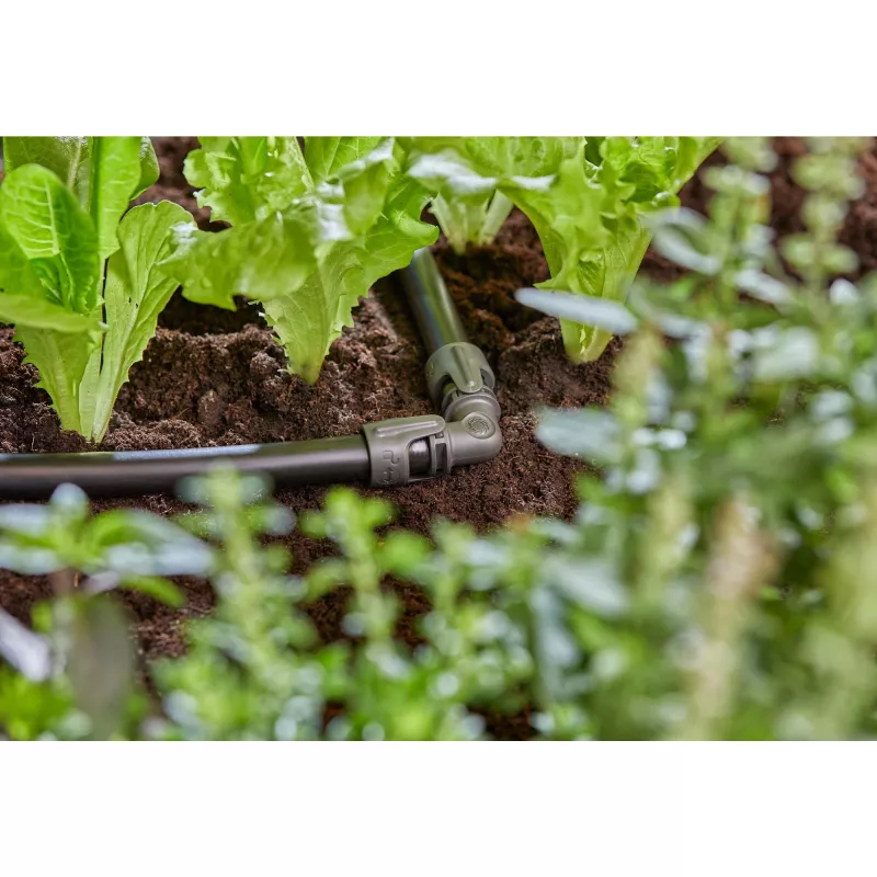 Cauruļu savienotājs Gardena 13202-20 piemērots pilienveida laistīšanas sistēmai