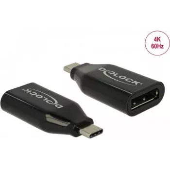 DeLOCK adapteris USB Type-C vīrišķais uz DisplayPort sievišķo 4K 60 Hz