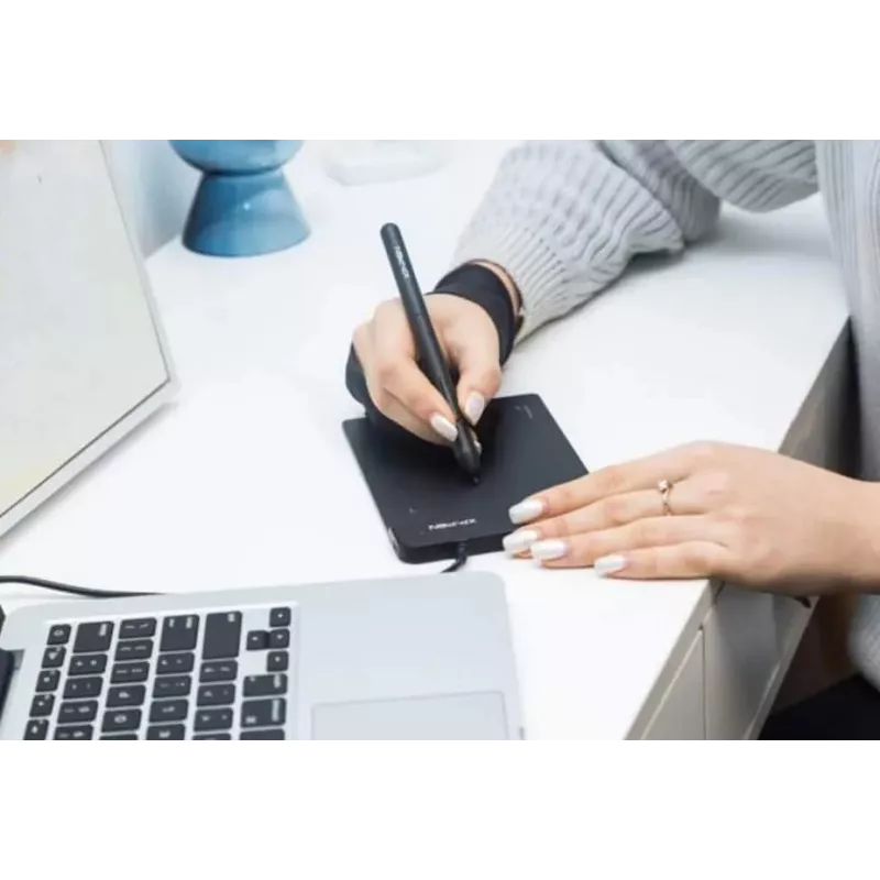 Grafikas zīmēšanas planšete XP-Pen Star G430S, vadu, 5080 lpi, 101,6 × 76,2 mm aktīvā zona, melna