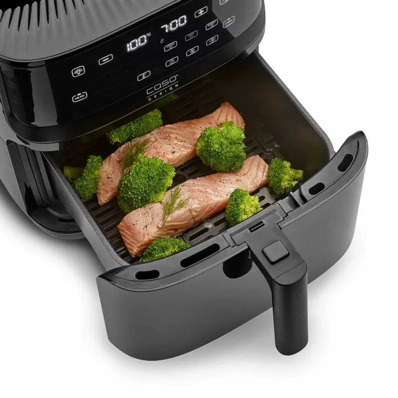 Gaisa fritieris Caso Steam and AirFry 700, 1700 W, 7 L, melns
