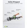 Wentronic Goobay CAT 6 komutācijas kabelis, S/FTP (PiMF), Balts, 3 m - LSZH Halogen-Free, Copper (93507)
