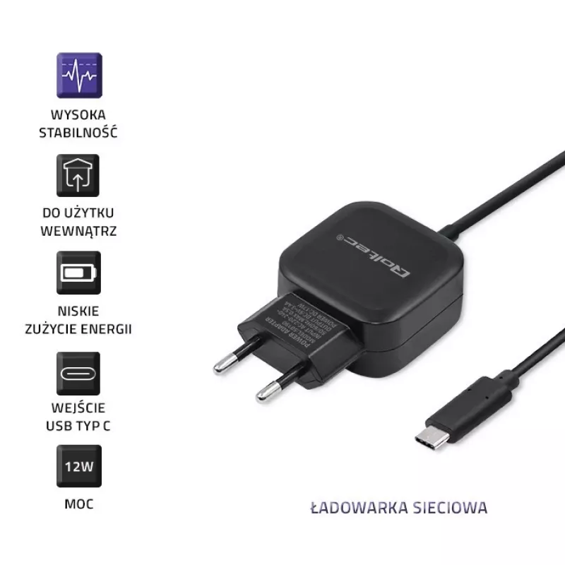 Qoltec 50190 Mobilās ierīces lādētājs mobilajam telefonam, planšetei, tālrunim