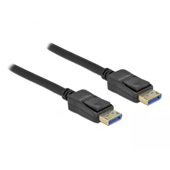 Delock - DisplayPort kabelis - DisplayPort (V) uz DisplayPort (V) - DisplayPort 2.0 - 2.0 m - Atbalsta 10K 60 Hz (10 240 x 4320) - Melns (80262)