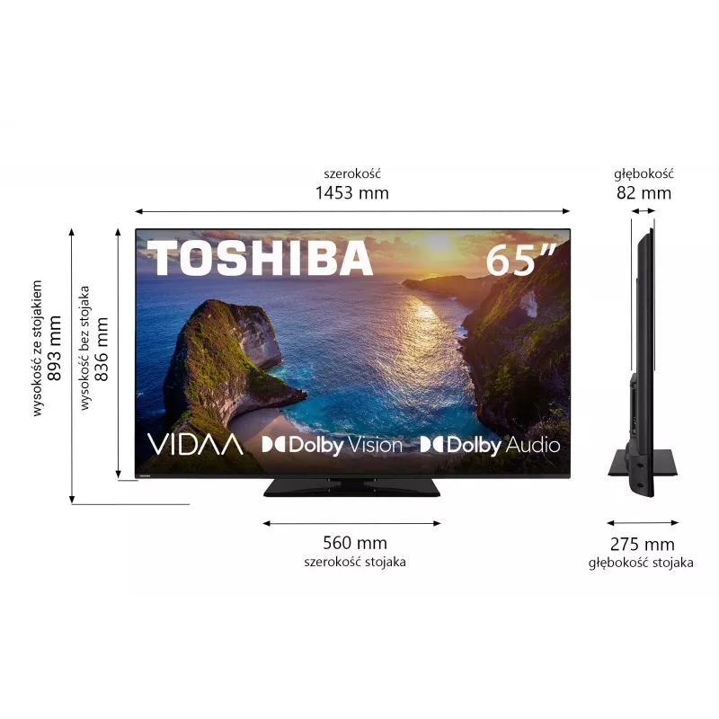 Televizors Toshiba 65UV3463DG 65 collas 4K Ultra HD DLED 3840 x 2160