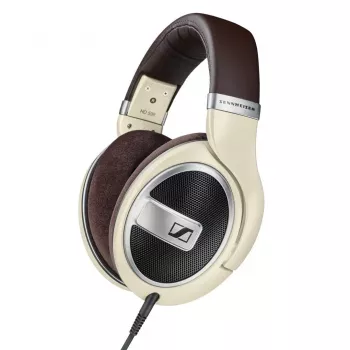 Austiņas Sennheiser HD 599 — vadu apļveida, 50 Ω, 12–38500 Hz, 1,2 m kabelis, ziloņkaula krāsa