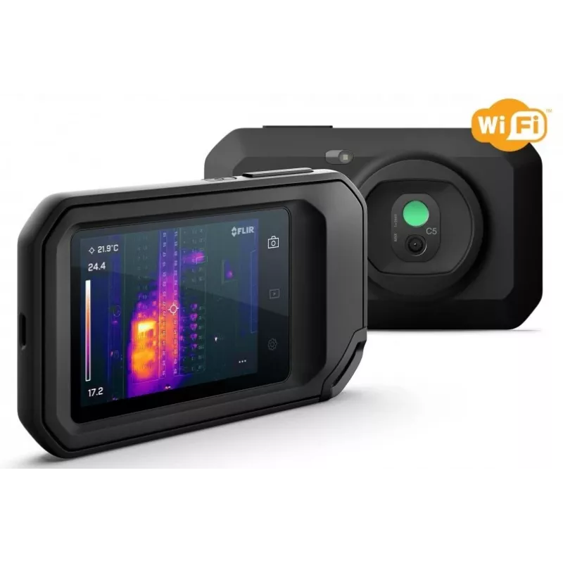 FLIR C-5 termokamera Melns iebūvēts displejs 160 x 120 pikseļi