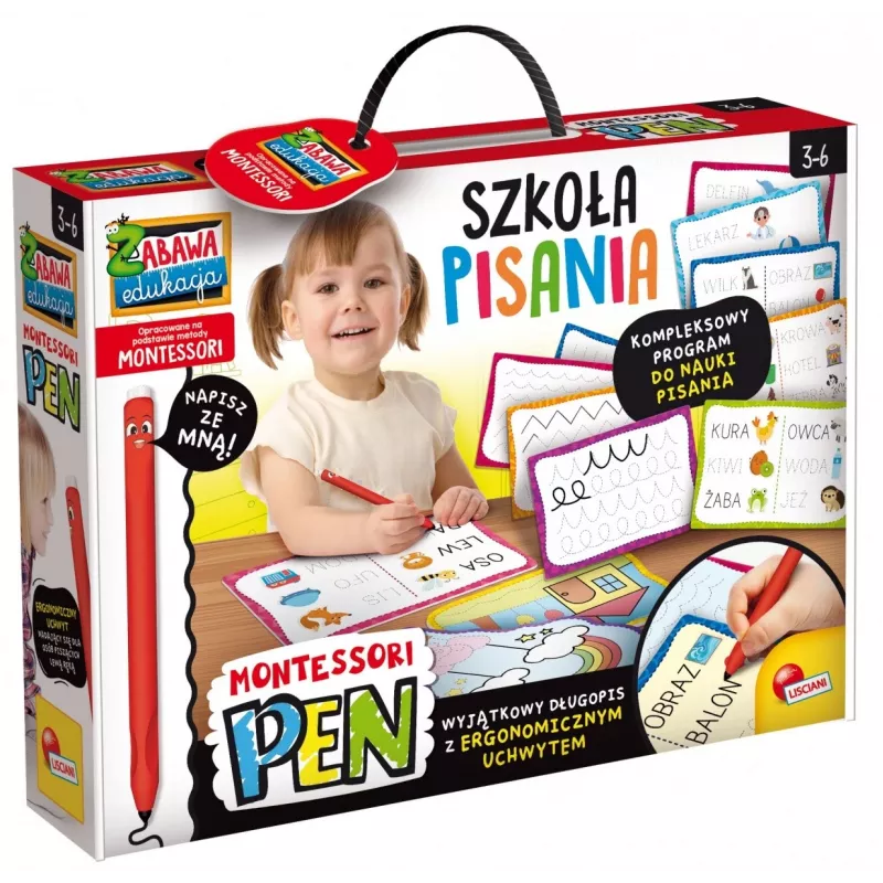Izglītojošs komplekts Montessori pildspalva rakstīšanai ar 18 planšetēm